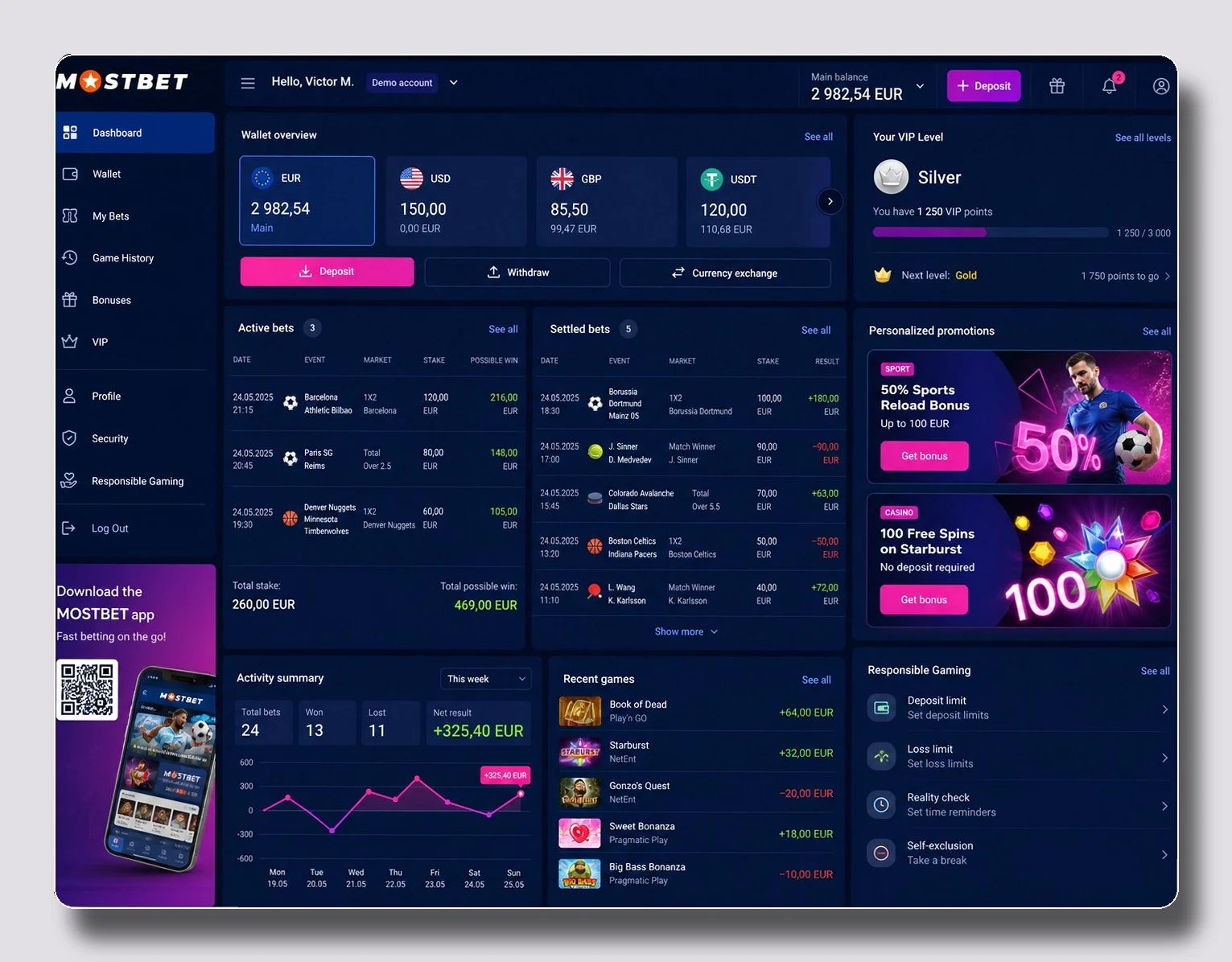 Mostbet — καζινο χωρις ταυτοποιηση